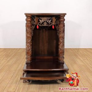 Khắc nổi hình tượng Song Long trên trụ mang ý nghĩa quyền lực và tài lộc