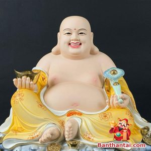 Tượng Ngài Di Lặc ngồi đằng vân tdl-020