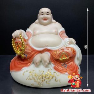Tượng Di Lặc Bồ Tát ngồi trên túi tiền tdl-019