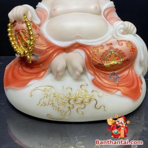 Tượng Di Lặc Bồ Tát ngồi trên túi tiền tdl-019