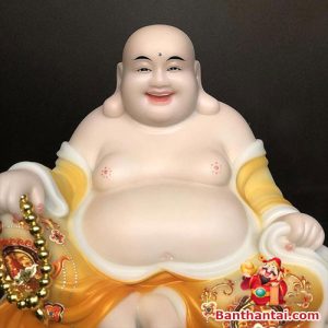Tượng Di Lặc Bồ Tát ngồi trên túi tiền tdl-018