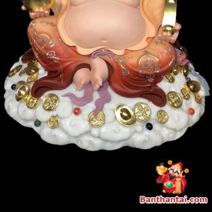 Tượng Di Lặc vẽ gấm tdl-015