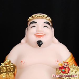 Bộ Tượng Thần Tài Thổ Địa Phú Quý sơn đỏ ttt-005