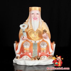 Bộ tượng Thần Tài Thổ Địa ngồi tự tại ttt-008