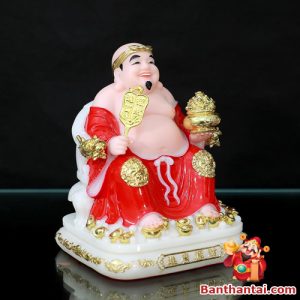 Bộ tượng Thần Tài Thổ Địa bột đá ttt-009