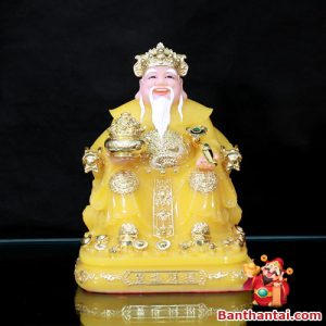 Bộ tượng Thần Tài Thổ Địa thạch anh ttt-012