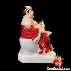 Bộ tượng Thần Tài Thổ Địa Việt Nam áo đỏ ttt-015