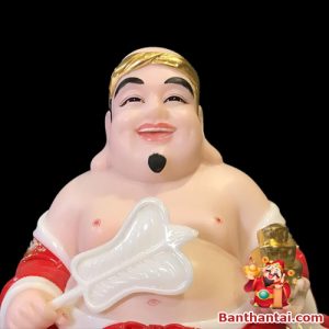 Bộ tượng Thần Tài Thổ Địa Việt Nam áo đỏ ttt-015