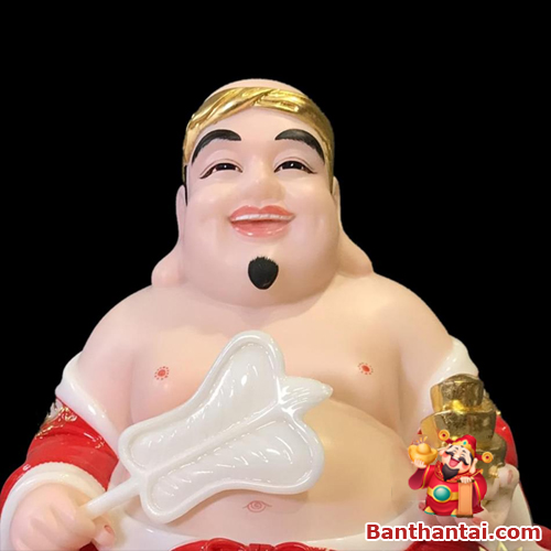 Bộ tượng Thần Tài Thổ Địa Việt Nam áo đỏ ttt-015