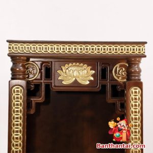 Cận cảnh các chi tiết được dát vàng tỉ mỉ