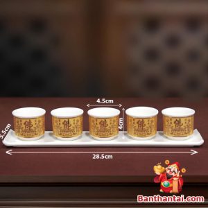 Bộ đồ thờ Thần Tài Thổ Địa tâm kinh dttt-002