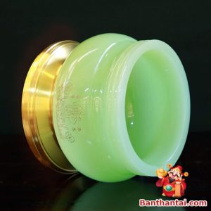 Bộ đồ thờ Thần Tài Thổ Địa xanh ngọc dttt-009
