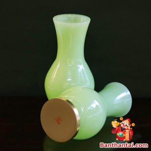 Bộ đồ thờ Thần Tài Thổ Địa xanh ngọc dttt-009