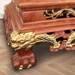 Bàn Thờ Thần Tài gỗ Hương Song Long Cổ Tự 12 mái BTT800