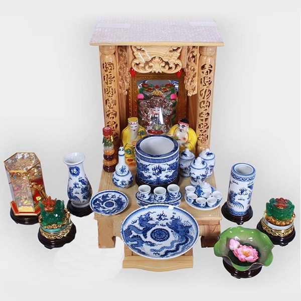 Hình ảnh minh họa các vật phẩm cơ bản trên ban Thần Tài