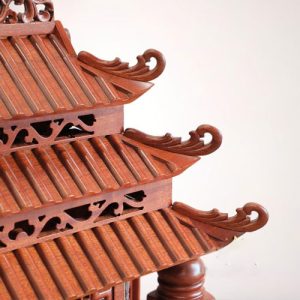 Bàn Thờ Thần Tài Thổ Địa Cổ Tự Gỗ Lát BTT803