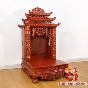 Mẫu bàn thờ này được thiết kế theo kích thước chuẩn Lỗ Ban