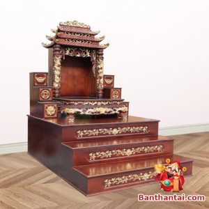 Các họa tiết sen – long – phụng – tiền tài được điêu khắc thủ công một cách tỷ mỉ
