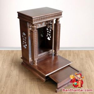 Sản phẩm được thiết kế tiện lợi với ngăn kéo thông minh để bảo quản vật phẩm thờ cúng