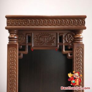Thiết kế mái bằng cùng họa tiết hoa sen bắt mắt