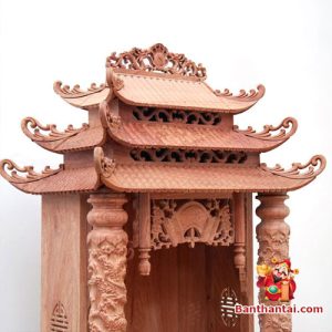 Bàn Thờ Thần Tài Thổ Địa Phú Quý KTT809