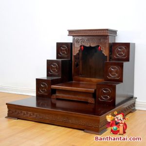 Bàn thờ Thổ Địa mái bằng hiện đại mẫu BTT749