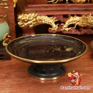 Bộ ban thờ thần tài thổ địa đồng vân đá BTT762