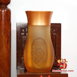 Bộ ban thờ Thần Tài Thổ Địa lưu ly vàng btt-cc017