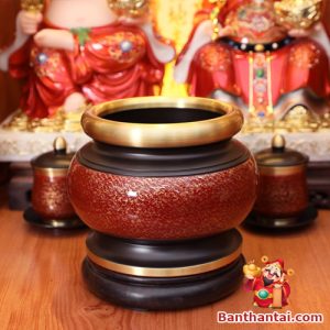 Bộ ban thờ thần tài thổ địa Phú Quý dát vàng BTT760
