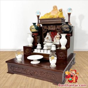 Bộ bàn thờ Thổ Địa gồm 16 món đồ thờ men trắng