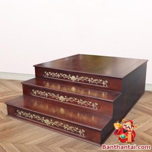 Sản phẩm được chế tác từ gỗ hương đá cùng màu nâu óc cho mang đến vẻ đẹp sang trọng