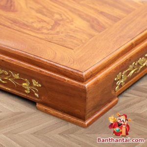 Được làm từ gỗ hương bền chắc, vân gỗ đều, đẹp và bắt mắt