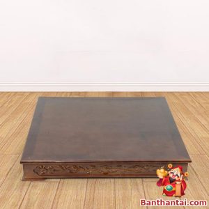 Kệ Kê Ban Thờ Thần Tài Thổ Địa Gỗ Xoan KBT-TT005 mang ý nghĩa thu hút tài lộc, may mắn