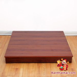 Kệ Kê Ban Thờ Thần Tài Thổ Địa Veneer KBT-TT007 với thiết kế tối giản, sang trọng