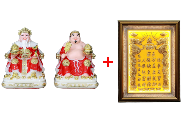 Tượng Thần Tài Thổ Địa và Bài Vị thuộc nhóm linh vị - bắt buộc phải có khi lập bàn thờ mới