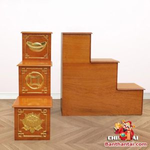 Thiết kế tam cấp chuẩn phong thủy với bố cục hài hòa, màu sắ bóng bền đẹp