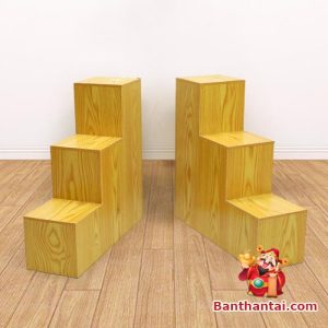 Tam Cấp Ban Thờ Thần Tài Thổ Địa Gỗ Melamine TCBTT009 nổi bật với thiết kế tối giản
