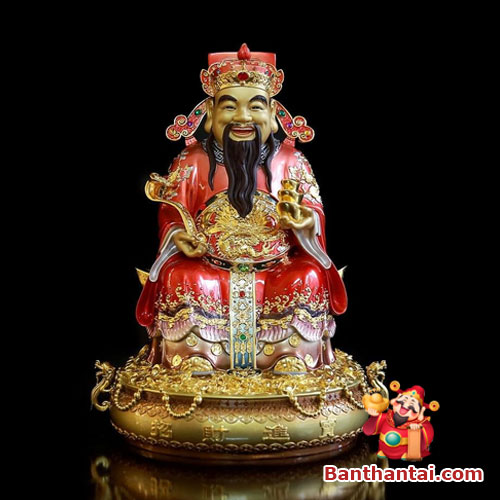 Tượng Thần Như Ý Chiêu Tài Tiến Bảo ttt-045 được chế tác từ chất liệu đồng chất lượng