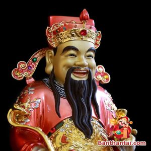 Ngài luôn cười tươi vui hạnh phúc biểu thị ở trên khuôn mặt