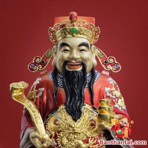 Biểu cảm vui tươi, hạnh phúc của tượng Thần Như Ý