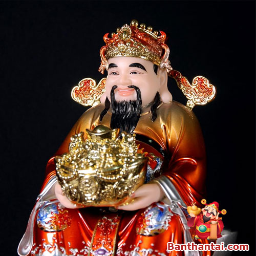 Tượng Thần Như Ý ôm hũ vàng ttt-044