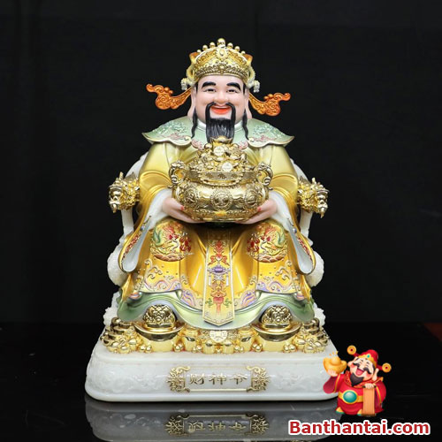 Tượng Thần Như Ý Toạ Châu Bảo ttt-042 mang ý nghĩa tài lộc và thịnh vượng