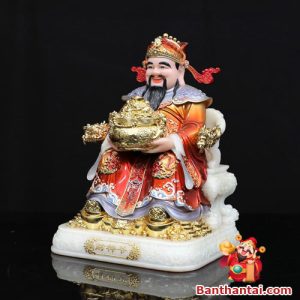 Tượng Thần Như Ý Toạ Châu Bảo mang đến tài lộc và bình an cho không gian thờ cúng