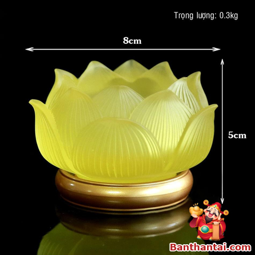 Kích thước nhỏ gọn 8x5cm, trọng lượng 0.3kg – phù hợp nhiều không gian thờ cúng