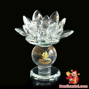 Phiên bản pha lê trong suốt – sang trọng, thanh tịnh cho không gian thờ
