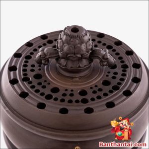 Nắp lư hoa sen, tản khói đều