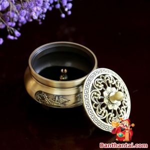 Lòng lư sâu, thuận tiện đặt trầm nụ hoặc trầm xông miếng