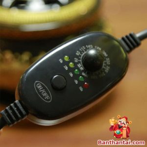 Nút điều chỉnh nhiệt độ tiện lợi, giúp kiểm soát mức xông theo ý muốn