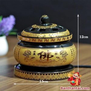 Kích thước 13x12cm, phù hợp bàn thờ nhỏ đến trung