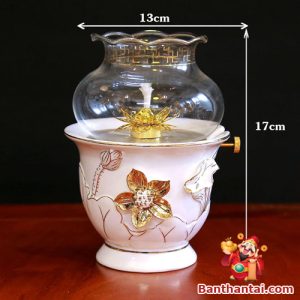 Kích thước nhỏ gọn dễ dàng kết hợp với đồ thờ khác